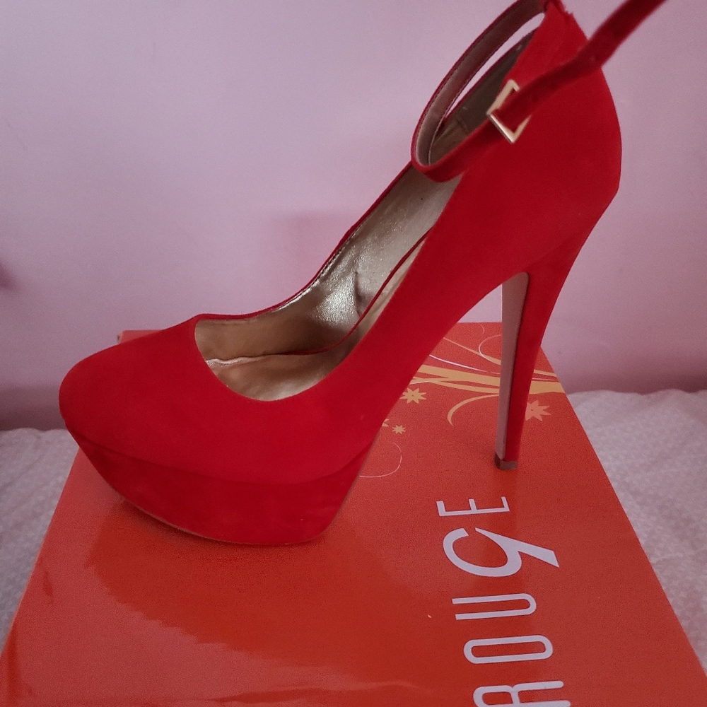 Red High Heels Shoes